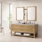 James Martin Vanities Breckenridge 72in Double Vanity Cabinet, Light Natural Oak 330-V72-M-LNO - alternate 5